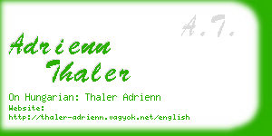 adrienn thaler business card